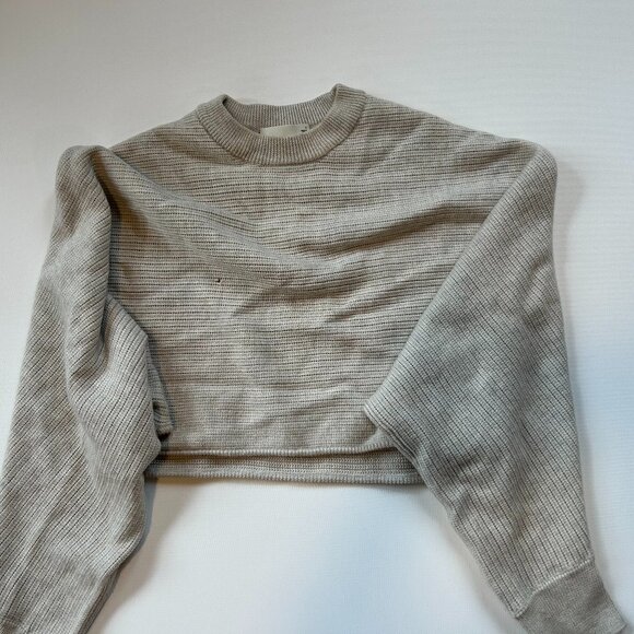 WILFRED FREE Aritzia Lolan Cropped Oversized Merino Wool Sweater Size 3 - Picture 4 of 8